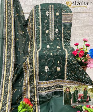 ALZOHAIB AZ 1083 B SARRA VOL 1 COTTON SALWAR SUITS