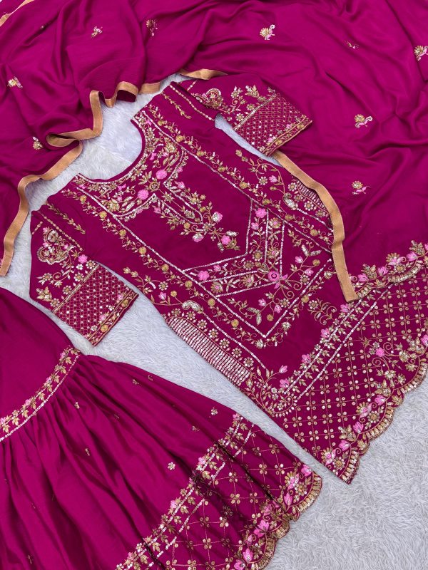 JENNY DESIGNER JD 595 SHARARA SUITS IN INDIA