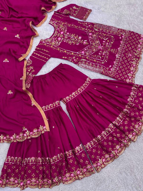 JENNY DESIGNER JD 595 SHARARA SUITS IN INDIA