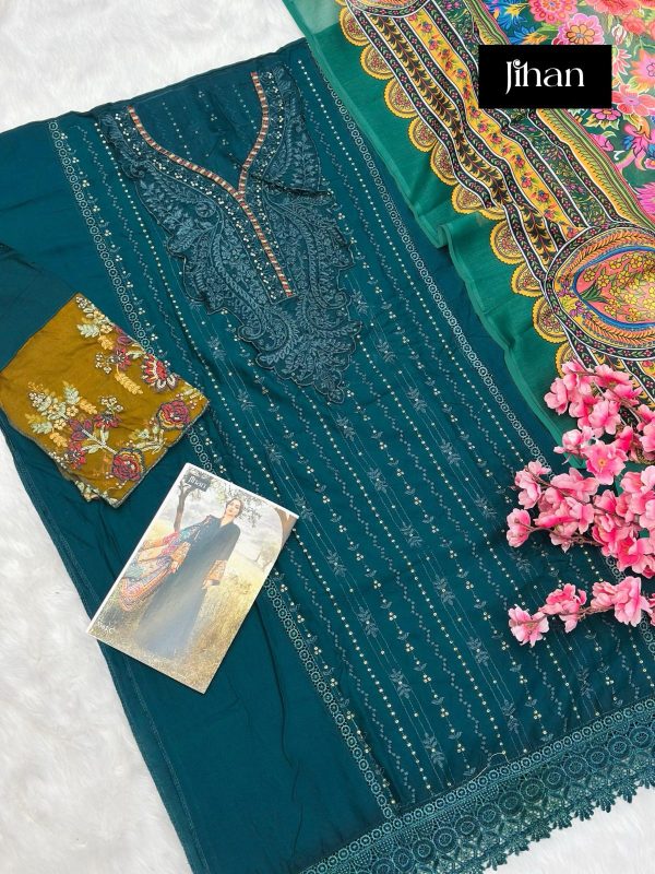 JIHAN 3561 B C PAKISTANI SUITS WHOLESALE IN INDIA