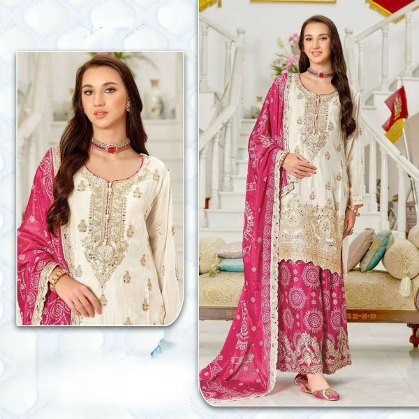 KARMA FASHION KF 1679 A PARTY WEAR SHARARA SET