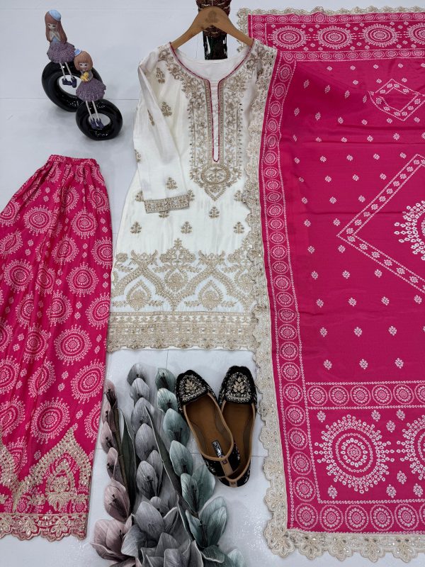 KARMA FASHION KF 1679 A PARTY WEAR SHARARA SET