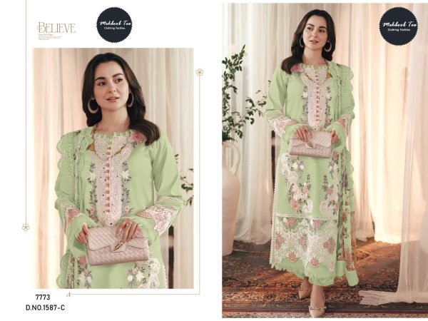 MEHBOOB TEX 1587 C VISCOSE COTTON SUITS