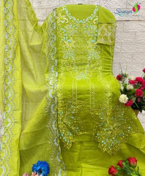 SANIYA TRENDZ 1003 COTTON PAKISTANI SUITS