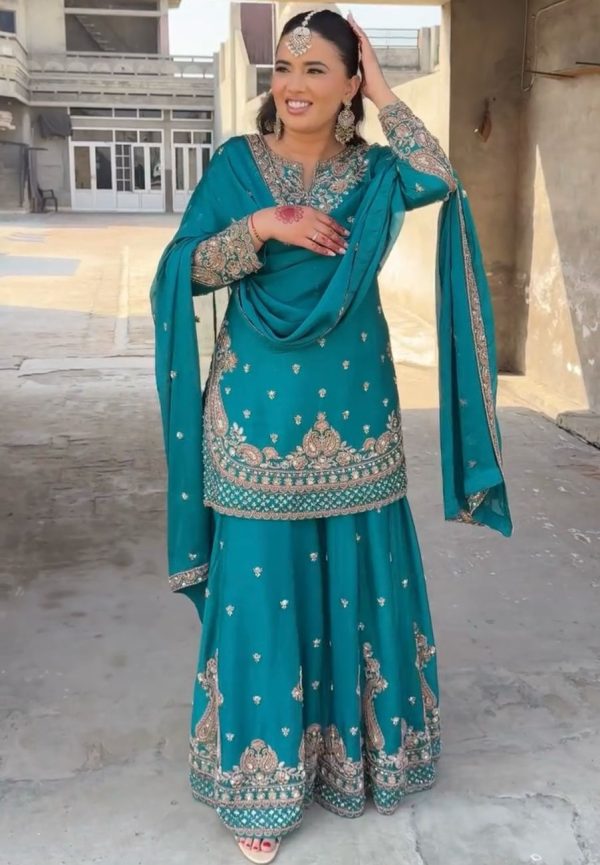 SHREE HARI SRK 5250 SHARARA SUITS WHOLESALE