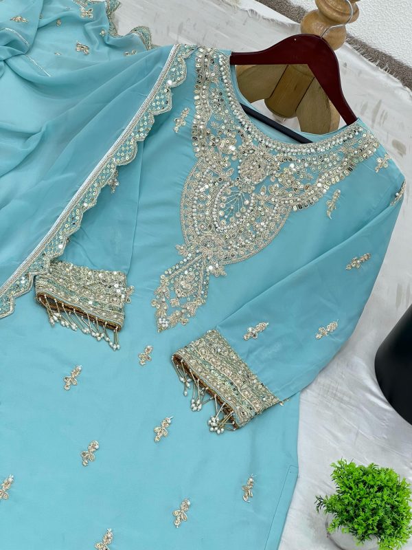 SHREE HARI SRK 5253 DESIGNER GEORGETTE PLAZZO SUITS