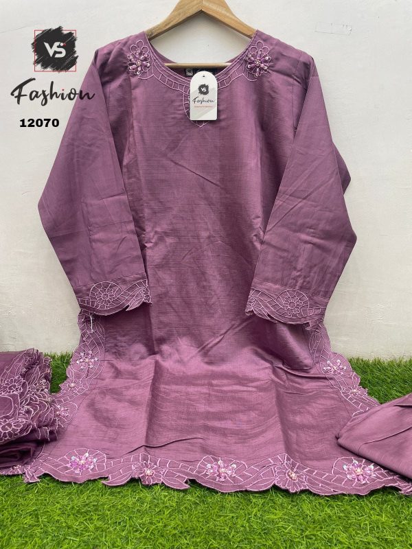 VS FASHION 12070 READYMADE EMBROIDERED TUNIC