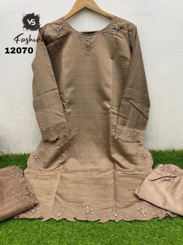 VS FASHION 12070 READYMADE EMBROIDERED TUNIC
