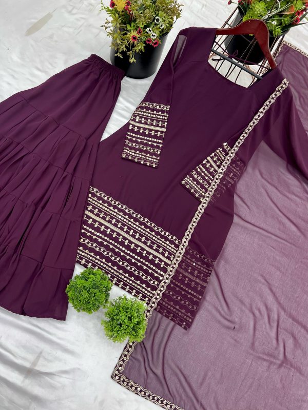 ZEEL FASHION ZF 413 DESIGNER SHARARA SUITS