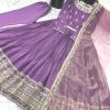 ZEEL FASHION ZF 414 DESIGNER ROMAN SILK GOWN