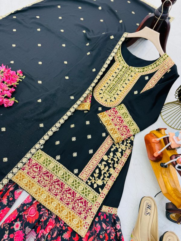 ZOYA CLOTHING ZC 9014 DESIGNER PLAZZO SUITS