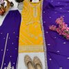 ZOYA CLOTHING ZS 7001 B CHINON SILK SHARARA SUITS