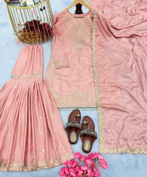 AAROHI DESIGNER PD 1046 A PLAZZO SUITS WHOLESALE