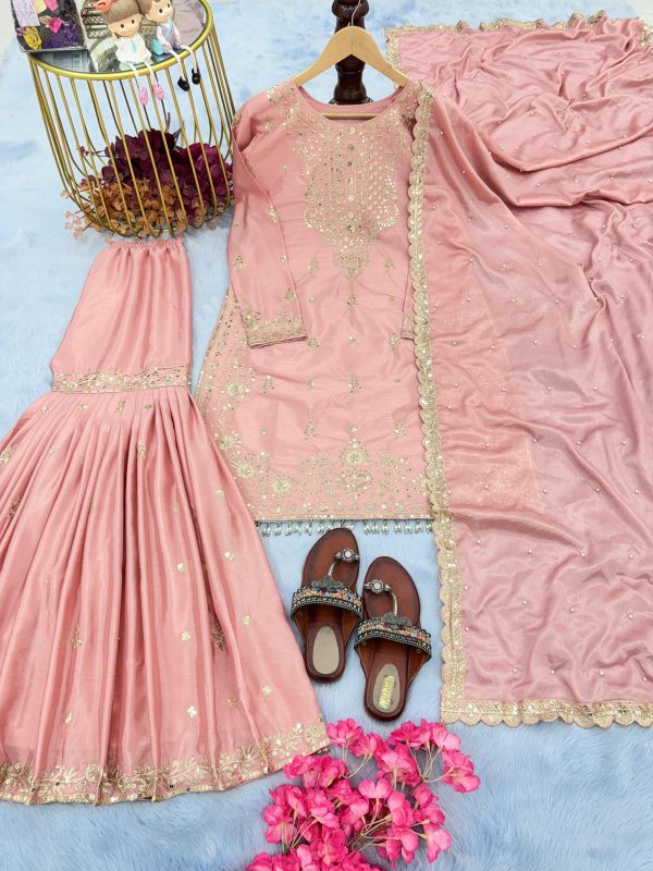 AAROHI DESIGNER PD 1046 A PLAZZO SUITS WHOLESALE