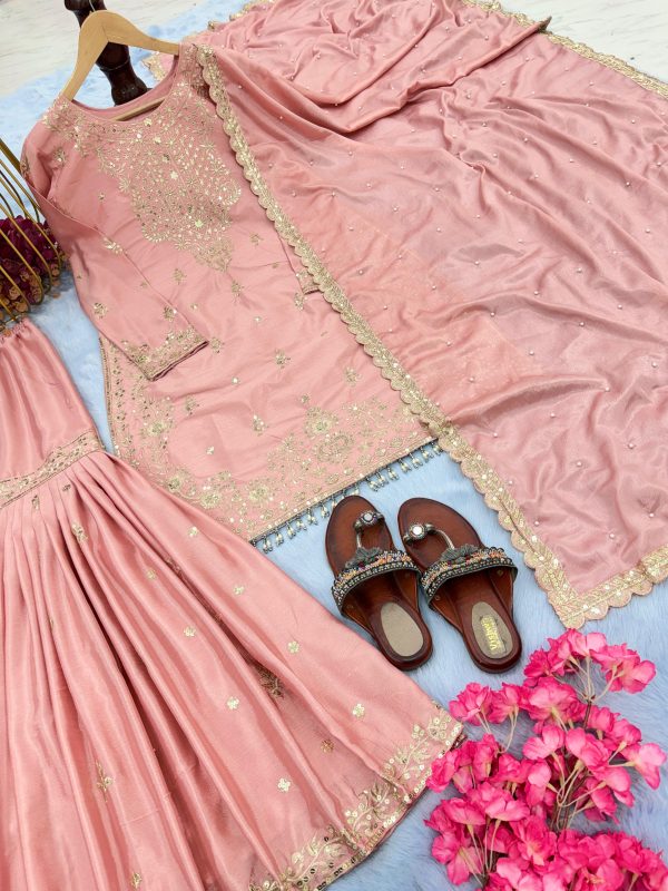 AAROHI DESIGNER PD 1046 A PLAZZO SUITS WHOLESALE