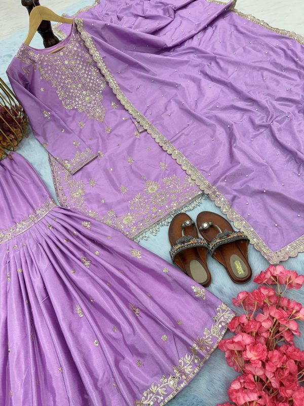 AAROHI DESIGNER PD 1046 C PLAZZO SUITS WHOLESALE
