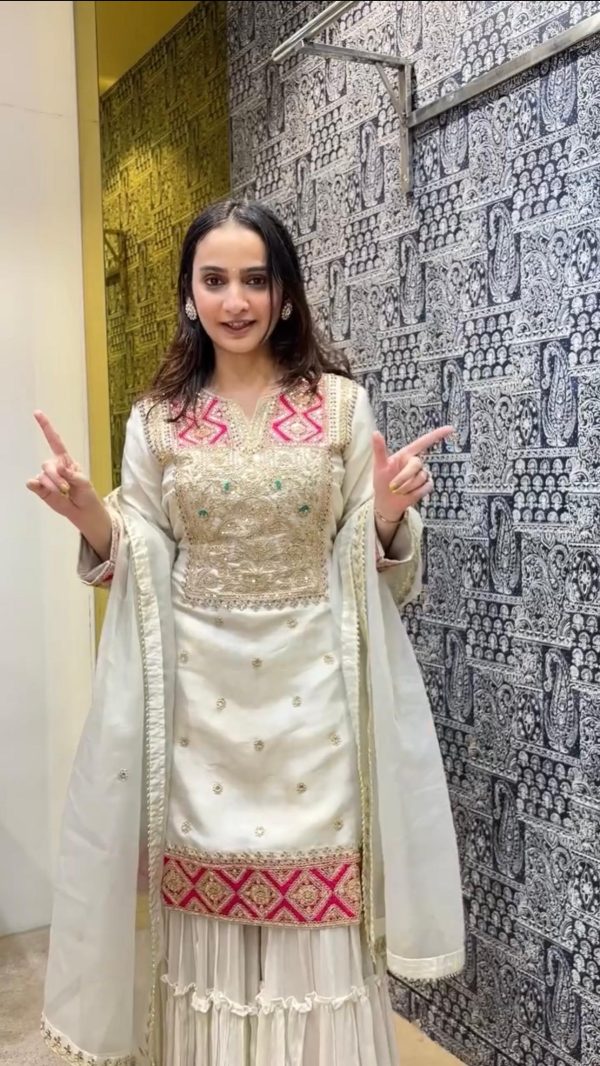 AAROHI DESIGNER PD 1082 B SHARARA SUITS