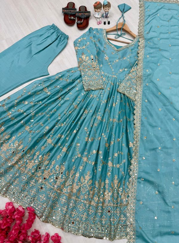 AAROHI DESIGNER PD 1097 B FANCY ANARKALI GOWN