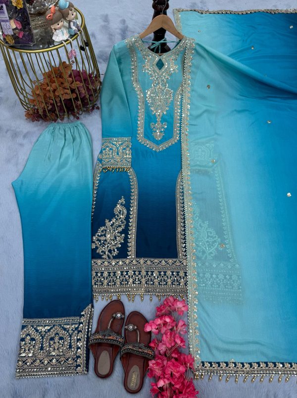 AAROHI DESIGNER PD 1102 B PLAZZO SUITS WHOLESALE