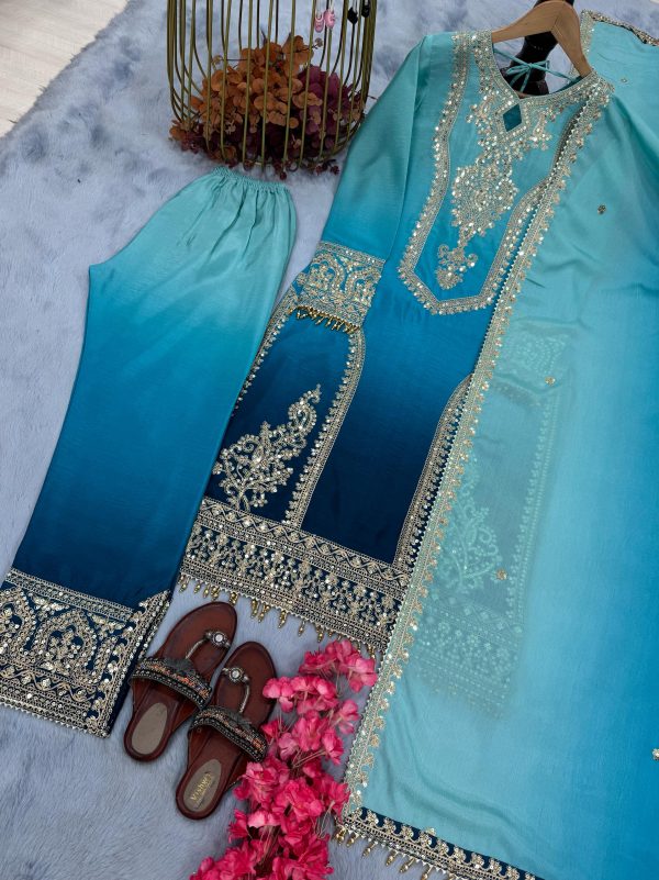 AAROHI DESIGNER PD 1102 B PLAZZO SUITS WHOLESALE