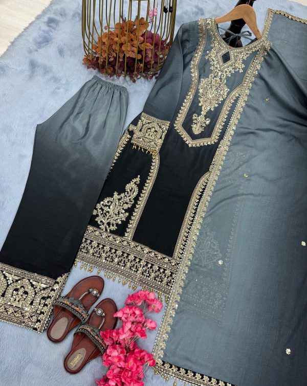 AAROHI DESIGNER PD 1102 C PLAZZO SUITS WHOLESALE