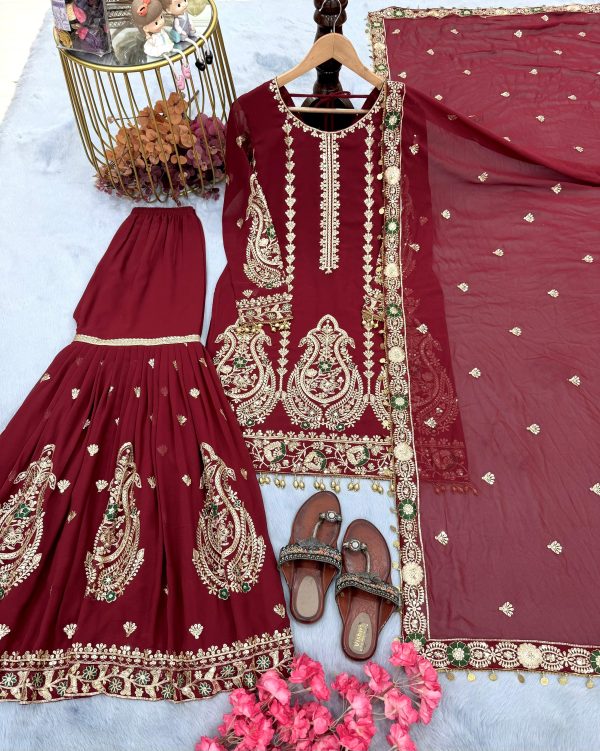 AAROHI DESIGNER PD 1104 PARTY WEAR PLAZZO SUITS