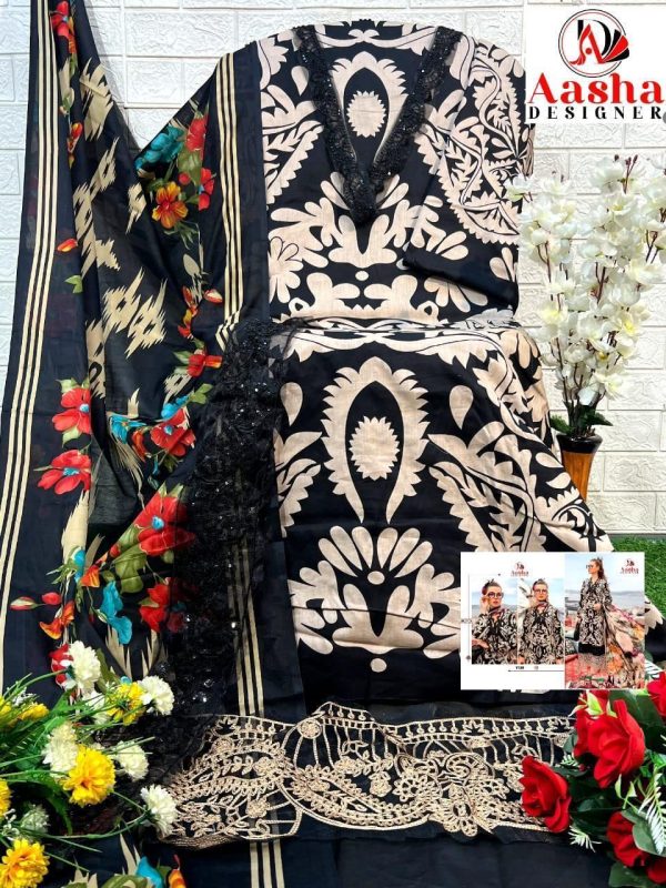 AASHA DESIGNER 1130 COTTON SALWAR SUITS IN INDIA