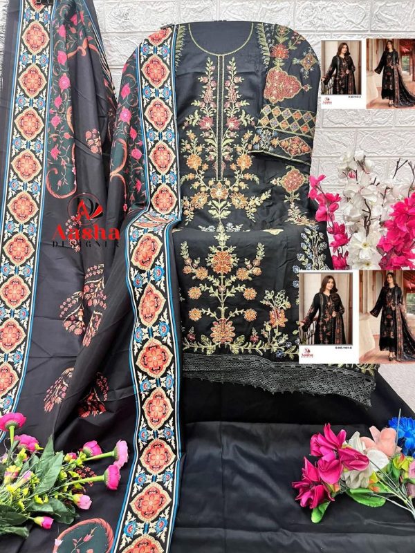 AASHA DESIGNER 1151 E PAKISTANI SUITS
