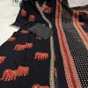 AKSHAR DESIGNER BLACK ANGRAKHA STYLE KURTI
