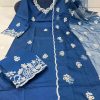 AKSHAR DESIGNER RAASHA DEEP BLUE PLAZZO SUITS