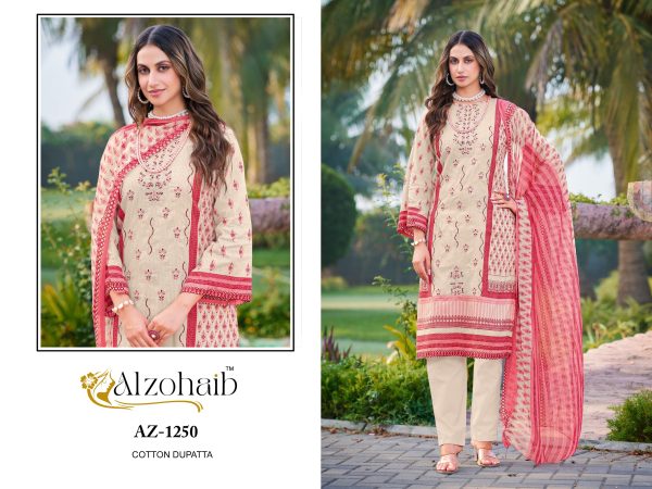 ALZOHAIB AZ 1210, 1211, 1248, 1249, 1250 RUAAB VOL 1 COTTON SUITS