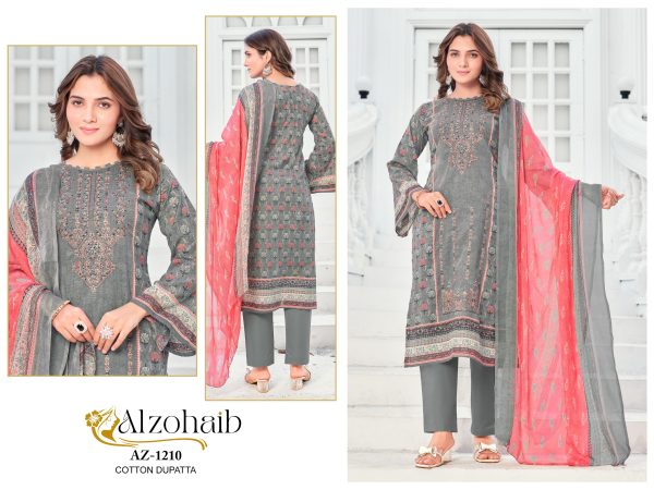 ALZOHAIB AZ 1210, 1211, 1248, 1249, 1250 RUAAB VOL 1 COTTON SUITS
