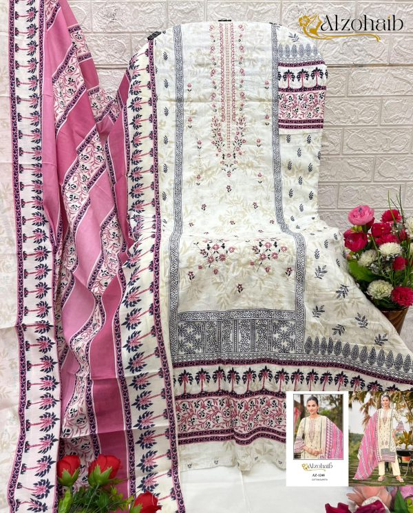ALZOHAIB AZ 1210, 1211, 1248, 1249, 1250 RUAAB VOL 1 COTTON SUITS