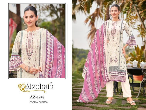 ALZOHAIB AZ 1210, 1211, 1248, 1249, 1250 RUAAB VOL 1 COTTON SUITS
