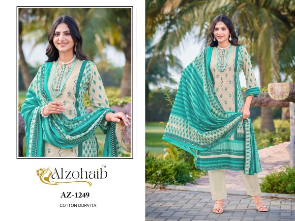 ALZOHAIB AZ 1210, 1211, 1248, 1249, 1250 RUAAB VOL 1 COTTON SUITS