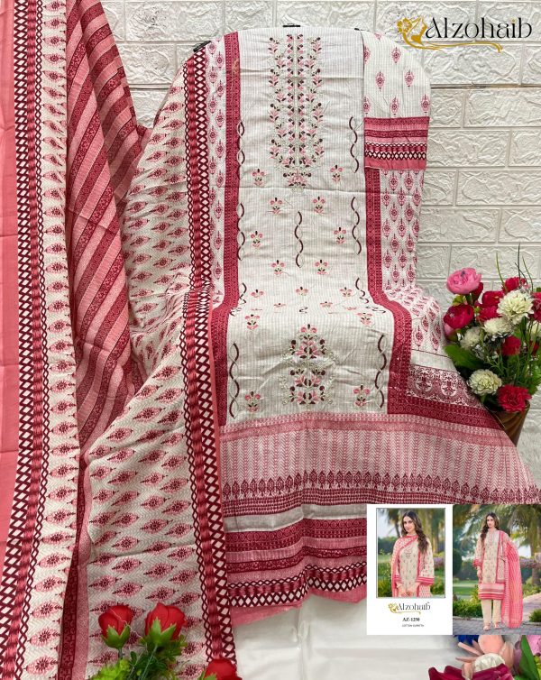 ALZOHAIB AZ 1210, 1211, 1248, 1249, 1250 RUAAB VOL 1 COTTON SUITS