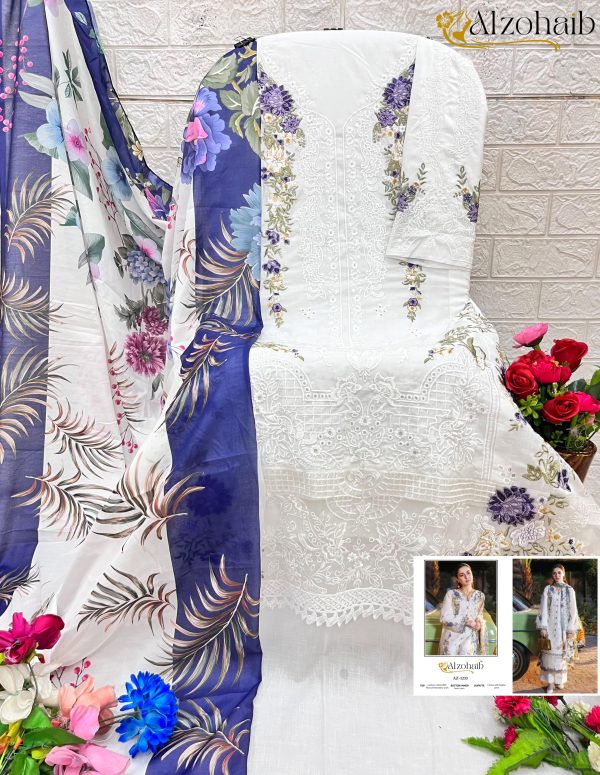 ALZOHAIB AZ 1233 COTTON SALWAR SUITS WOLESALE