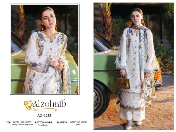 ALZOHAIB AZ 1233 COTTON SALWAR SUITS WOLESALE