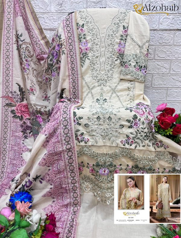 ALZOHAIB AZ 1237 COTTON SALWAR SUITS WOLESALE