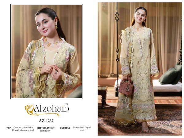 ALZOHAIB AZ 1237 COTTON SALWAR SUITS WOLESALE