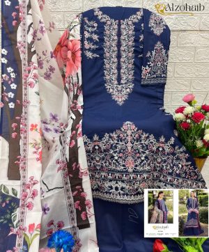 ALZOHAIB AZ 1241 FATIMA VOL 1 COTTON SUITS