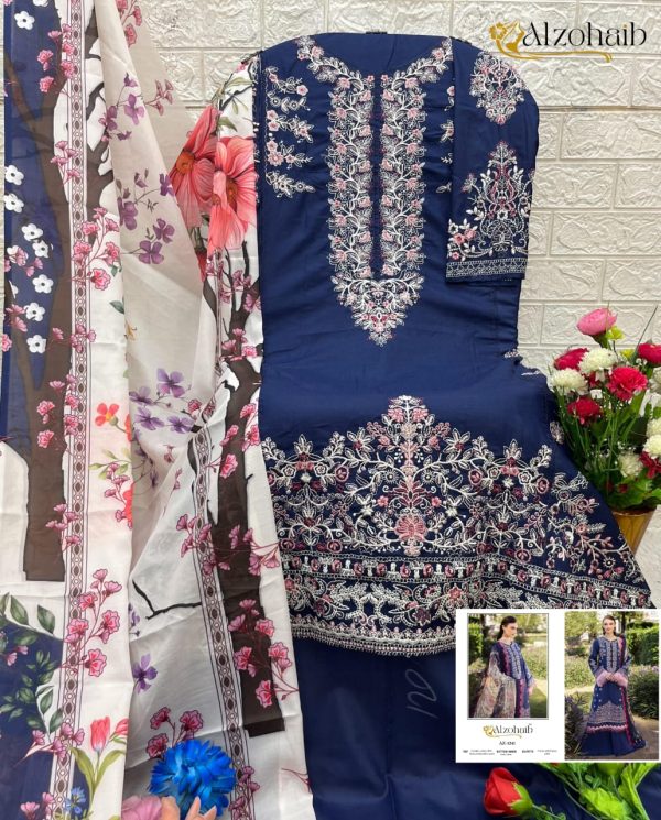 ALZOHAIB AZ 1241 FATIMA VOL 1 COTTON SUITS
