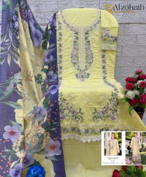 ALZOHAIB AZ 1244 FATIMA VOL 1 COTTON SUITS