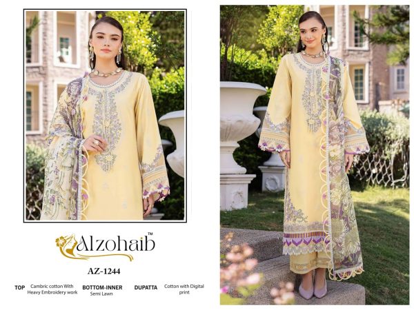ALZOHAIB AZ 1244 FATIMA VOL 1 COTTON SUITS
