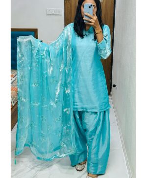 BE 341 C DESIGNER WEAR EXCLUSIVE FARSHI SALWAR SUITS