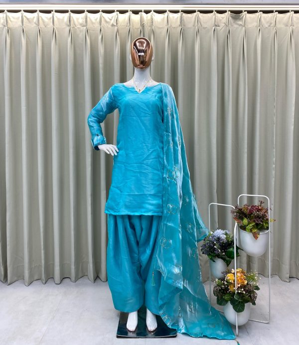 BE 341 C DESIGNER WEAR EXCLUSIVE FARSHI SALWAR SUITS