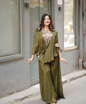 BE 349 TRENDY THREE PIECE INDO WESTERN COLLETION