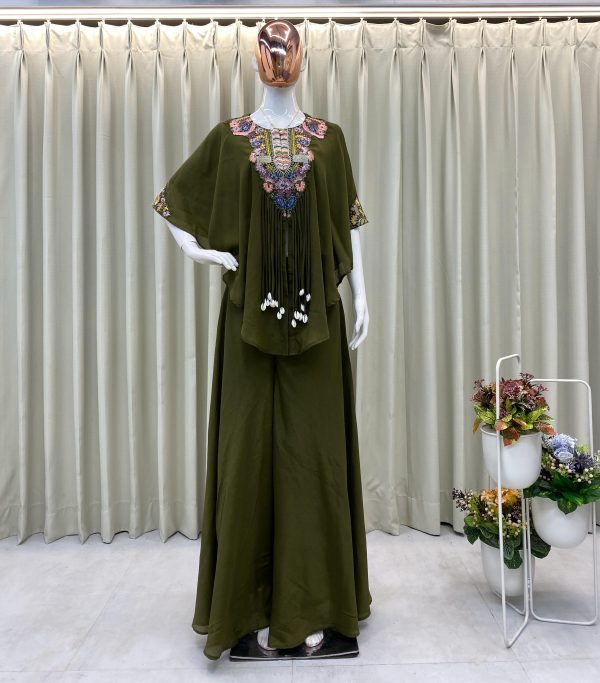 BE 349 TRENDY THREE PIECE INDO WESTERN COLLETION