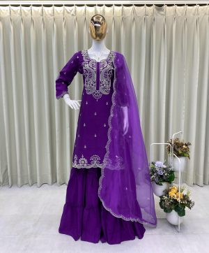BE 352 DESIGNER WESTERN TOP LEHENGA WHOLESALE