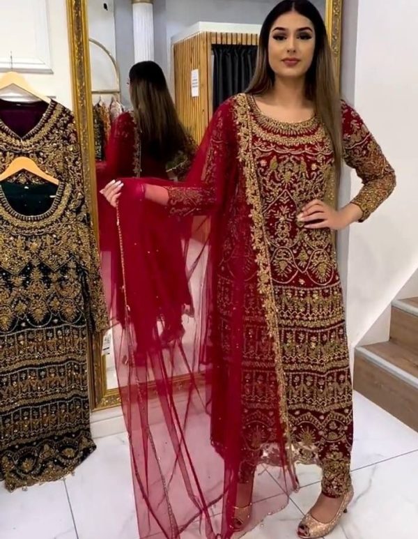 DHK 1341 DESIGNER EMBROIDERED SALWAR SUITS